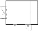 12X16 With Wood Panel Siding ** Roofline - High Barn** Located in Mankato Minnesota